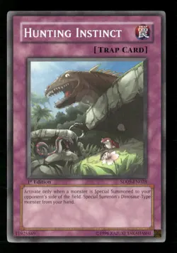 Hunting Instinct #SD09-EN028 Yugioh 1st Edition - Image 1