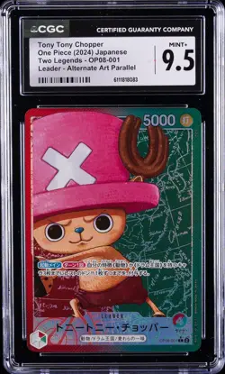 2024 ONE PIECE JPN TWO LEGENDS #OP08-001 TONY TONY CHOPPER CGC 9.5 - Image 1
