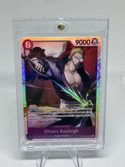 One Piece Carrying On His Will Silvers Rayleigh OP13-066 SR English - Image 1
