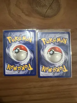 Pikachu and Eevee Pokemon Card Jungle 1999 - Image 2