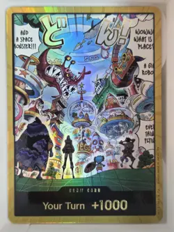 DON!! Card (Egghead) (Gold) The Azure Sea's Seven Foil - Image 1