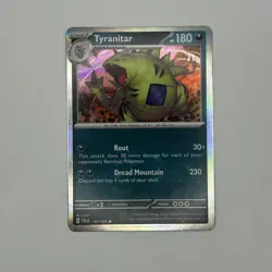 Tyranitar Holo Rare - 135/193 - Paldea Evolved Pokemon 2023 Pokemon Card TCG - Image 1