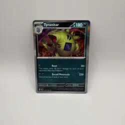 Tyranitar Holo Rare - 135/193 - Paldea Evolved Pokemon 2023 Pokemon Card TCG - Image 2
