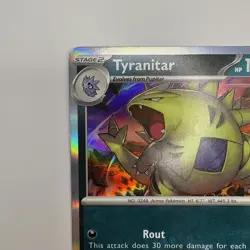 Tyranitar Holo Rare - 135/193 - Paldea Evolved Pokemon 2023 Pokemon Card TCG - Image 4