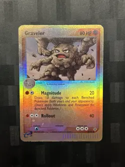 Graveler 30/97 Reverse Holo EX Dragon Pokemon Card MP - Image 1