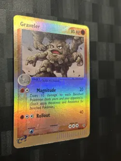 Graveler 30/97 Reverse Holo EX Dragon Pokemon Card MP - Image 2