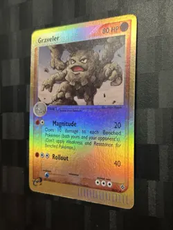 Graveler 30/97 Reverse Holo EX Dragon Pokemon Card MP - Image 3