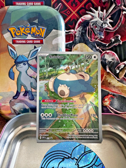 Pokemon TCG Snorlax SVP 051 Holo Black Star Promo Card 151 - Image 1