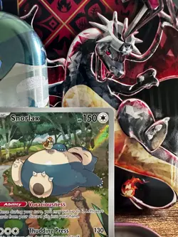 Pokemon TCG Snorlax SVP 051 Holo Black Star Promo Card 151 - Image 3