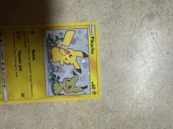Pokemon TCG Sun & Moon Pikachu Holo Foil Black Star Promo Card SM162 - Image 3