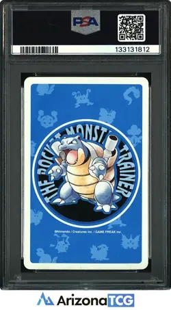 Pokemon 1998 Arcanine 059 Pokemon Blue Playing Card Japanese GEM MINT PSA 10 - Image 2