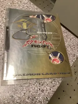 Pokemon Neo Genesis Premium File 1 Promo Folder 9 Card Japanese Nintendo - Image 1