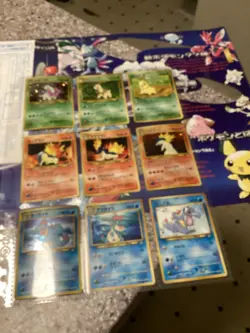 Pokemon Neo Genesis Premium File 1 Promo Folder 9 Card Japanese Nintendo - Image 4