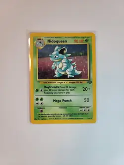 Nidoqueen Jungle 7/64 Unlimited Holo Rare Pokemon TGC Card LP - Image 1