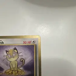 Pokemon TCG Meowth Jungle #56/64 Fruit Roll Up Promo Card (Gold Border) - MP - Image 4