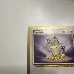Pokemon TCG Meowth Jungle #56/64 Fruit Roll Up Promo Card (Gold Border) - MP - Image 5
