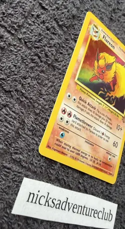 Flareon – 3/64 – Jungle Holo Pokemon Card (LP/MP) - Image 5