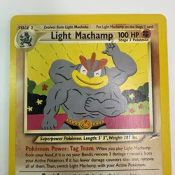 Pokemon Card - Light Machamp Neo Destiny 25/105 Rare - Image 2