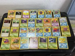 (30) Pokemon Card ALL VTG Lot Cards 1999 Fossil Set Graveler Golbat Slowbro - Image 1