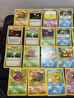 (30) Pokemon Card ALL VTG Lot Cards 1999 Fossil Set Graveler Golbat Slowbro - Image 2