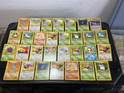 (30) Pokemon Card ALL VTG Lot Cards 1999 Jungle Set Rhyhorn Rapidash Fearow - Image 1