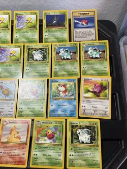 (30) Pokemon Card ALL VTG Lot Cards 1999 Jungle Set Rhyhorn Rapidash Fearow - Image 4