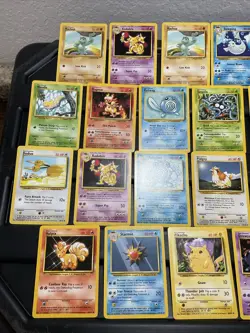 (30) Pokemon Card ALL VTG Lot Cards 1999 Base Set Pikachu Magmar Haunter - Image 2
