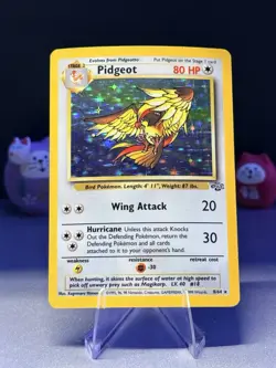 Pidgeot 8/64 Pokemon Jungle Unlimited Holo Rare Card WOTC - Image 1