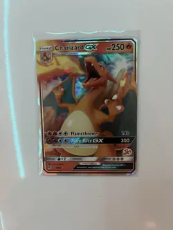 Pokemon TCG Charizard GX Holo Ultra Rare Card Hidden Fates 9/68 - Image 1