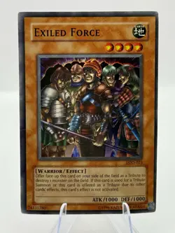 Yu-Gi-Oh! TCG Exiled Force Legacy of Darkness LOD-023 Super Rare Unlimited Card - Image 1