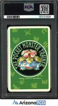 Pokemon 1996 Charizard 006 4 Of Clubs Pokemon Green Playing Card Japanese PSA 10 - Image 2
