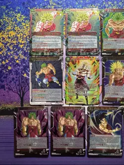 Dragon Ball Super Fearsome Rivals Broly Lot (10) Cards BT29-07 SR Foil DBS - Image 3
