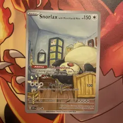 Snorlax with Munchlax & Mew Pokemon x Van Gogh ACG Art Promo Card - NM - Image 1