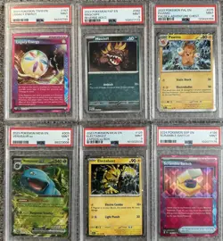 6 PSA Graded Pokemon Card Slab Venusaur Pawmo Zapdos Energy Lot - Image 1