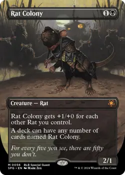 Normal - Rat Colony (Borderless) - 56 - Special Guests - NM - Image 1