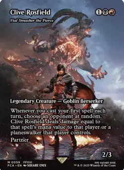 Clive Rosfield - Vial Smasher the Fierce (Showcase) #59 NM Final Fantasy - Image 1