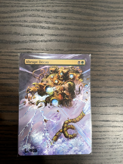 Abrupt Decay (Extended Altered Art, Acrylic Paint) - Image 1