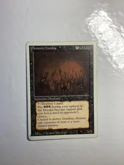 Demonic Hordes 1994 Revised Edition MTG RESERVED LIST - Image 1