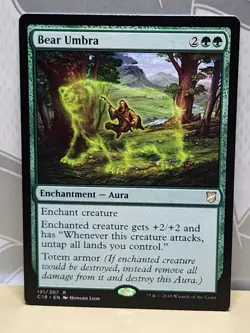 Bear Umbra 177/248 Rise of the Eldrazi NM MTG Rare - Image 1