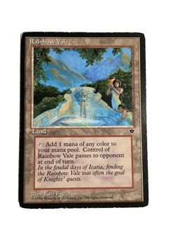 Rainbow Vale 1994 Fallen Empires MTG RESERVED LIST - Image 1
