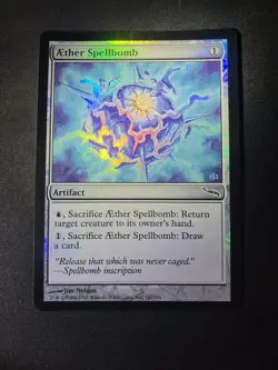 Aether Spellbomb Mirrodin Foil - Image 1