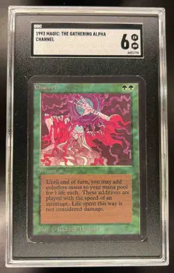 SGC 6 1993 Magic: The Gathering Gaming Alpha Channel EX-NM - Image 1