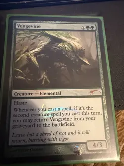 1x Vengevine WMCQ foil Promo MTG Magic the Gathering mm x1 - Image 1