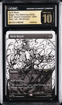 2025 MAGIC: THE GATHERING #2020 DARK RITUAL CGC 10 PRISTINE - Image 1