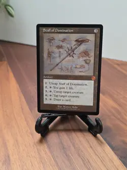 Staff of Domination (Schematic) - The Brothers' War: Retro Frame Artifacts (119) - Image 1