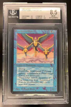 BGS 8.5 1993 Magic: The Gathering Gaming Alpha Phantasmal Forces NM-MT+ - Image 1