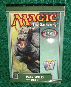 2001 MtG - 7th Edition Theme Deck - Way Wild - English - Used - Image 1