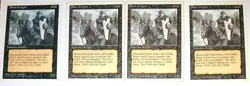 Magic the Gathering * MTG * 4 x Black Knight * LP - Image 1