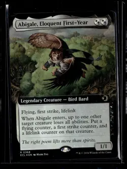 Abigale, Eloquent First-Year (Extended Art) - 368 - Foil - ECL - NM - MTG - Image 1