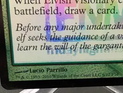 Elvish Visionary FNM Promos Foil - Image 2